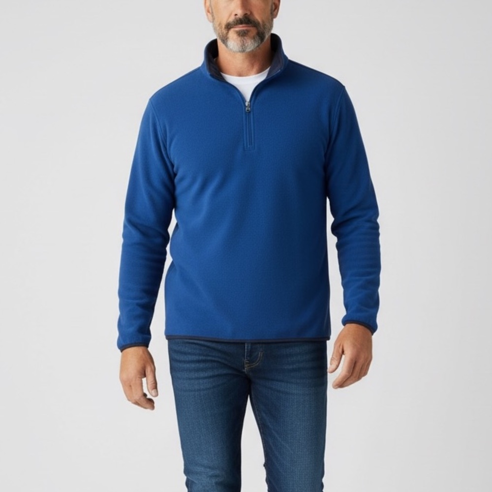 - NWT - US Life Men’s 1/4 Zip Pullover Fleece Sweater Size L